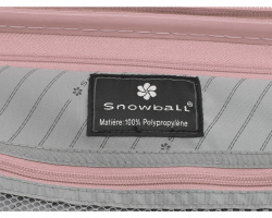 Чемодан пластиковый Snowball S 04303  роз
