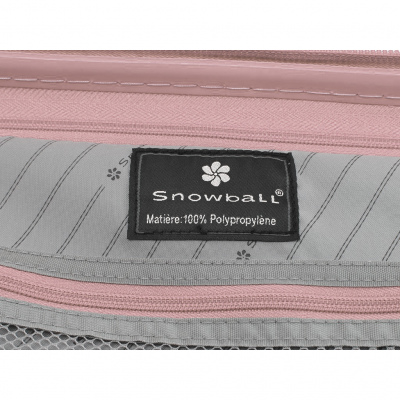 Чемодан пластиковый Snowball S 04303  роз