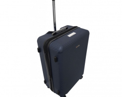 Чемодан пластиковый AIRTEX L 968 синий