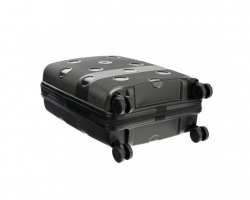 Чемодан пластиковый AIRTEX S 246 черный