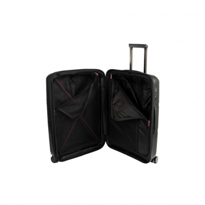 Чемодан пластиковый AIRTEX S 246 черный